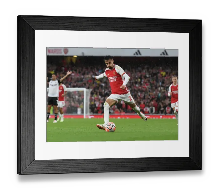 Framed Print : Arsenal Soar Past Fulham: Fabio Vieira Assists Nketiah's Brace in 2023-24 Premier League Clash Framed Print : Arsenal Soar Past Fulham: Fabio Vieira Assists Nketiah's Brace in 2023-24 Premier League Clash