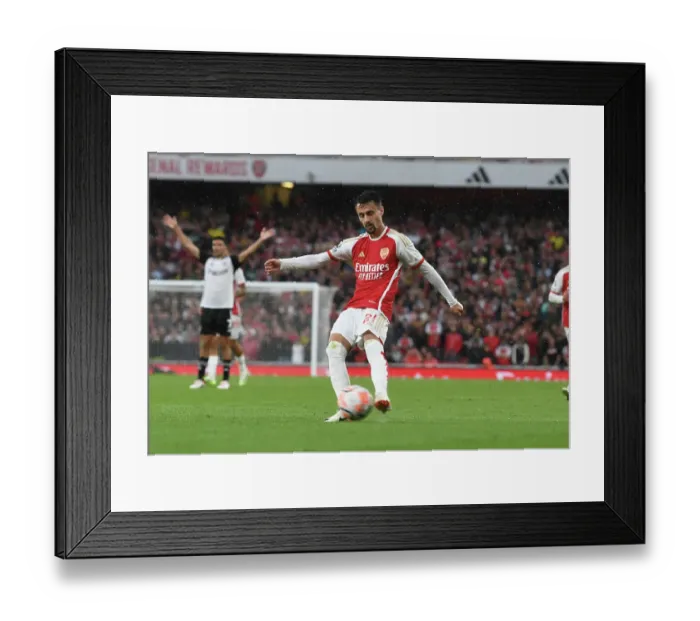 Framed Print : Arsenal Soar: Vieira's Assists Fuel Nketiah's Brace Against Fulham (2023-24 Premier League) Framed Print : Arsenal Soar: Vieira's Assists Fuel Nketiah's Brace Against Fulham (2023-24 Premier League)