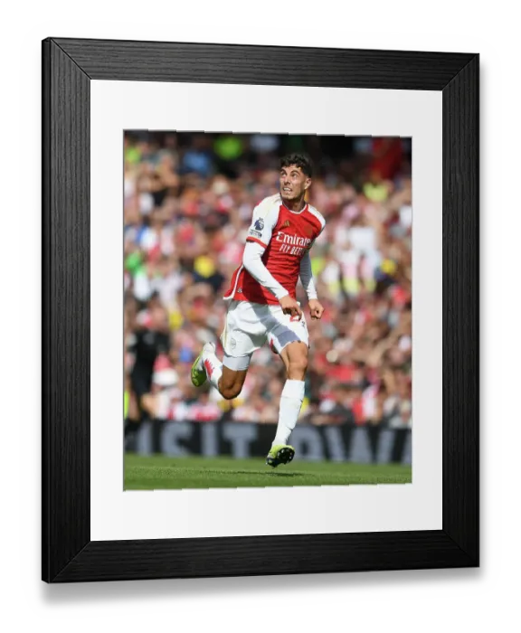 Framed Print : Havertz Shines: Arsenal vs. Fulham - 2023-24 Premier League Clash Framed Print : Havertz Shines: Arsenal vs. Fulham - 2023-24 Premier League Clash