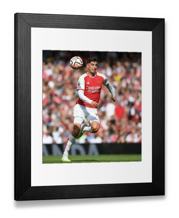 Framed Print : Havertz's Stunner: Arsenal's Dramatic Win Against Fulham (2023-24)