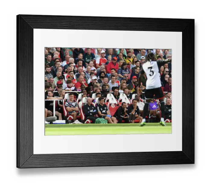 Framed Print : Arsenal vs Fulham: Premier League Clash at Emirates Stadium - August 2023
