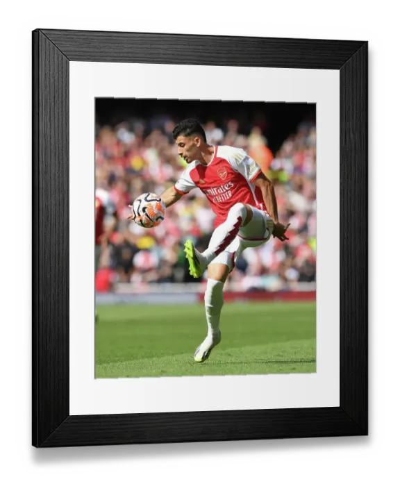 Framed Print : Martinelli's Brilliant Debut: Arsenal Wins Over Fulham (2023-24) Framed Print : Martinelli's Brilliant Debut: Arsenal Wins Over Fulham (2023-24)