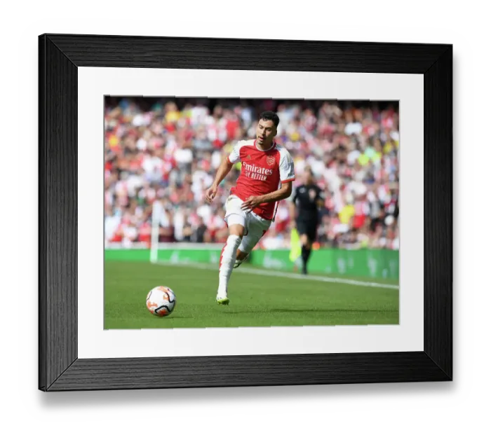 Framed Print : Arsenal's Martinelli Shines in Premier League Clash Against Fulham (2023-24) Framed Print : Arsenal's Martinelli Shines in Premier League Clash Against Fulham (2023-24)