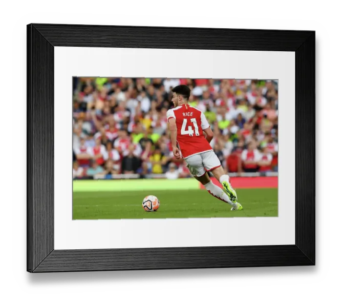 Framed Print : Declan Rice's Stunner: Arsenal's Dramatic Win Against Fulham in the 2023-24 Premier League Framed Print : Declan Rice's Stunner: Arsenal's Dramatic Win Against Fulham in the 2023-24 Premier League