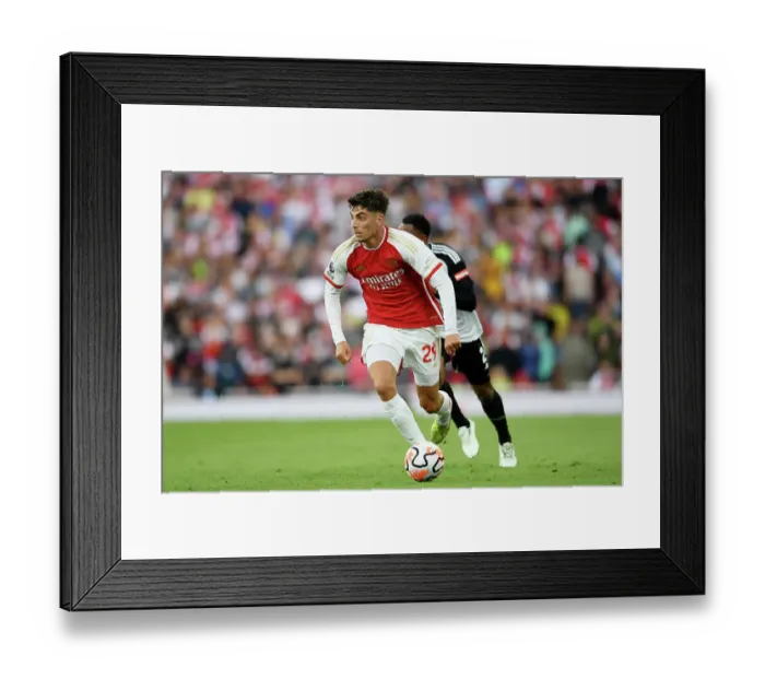 Framed Print : Arsenal's Kai Havertz Scores Thriller at Emirates: Arsenal FC vs Fulham FC, 2023-24 Premier League Framed Print : Arsenal's Kai Havertz Scores Thriller at Emirates: Arsenal FC vs Fulham FC, 2023-24 Premier League