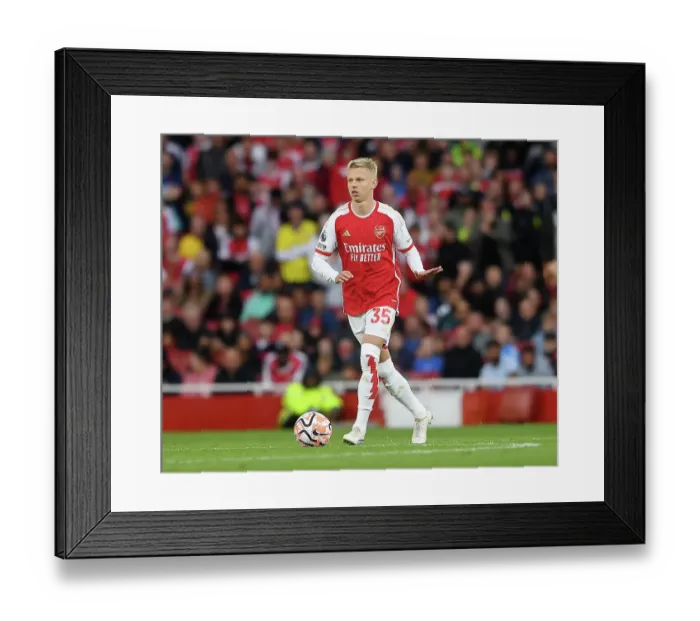 Framed Print : Arsenal's Zinchenko in Action: Arsenal FC vs Fulham FC, Premier League 2023-24 Framed Print : Arsenal's Zinchenko in Action: Arsenal FC vs Fulham FC, Premier League 2023-24