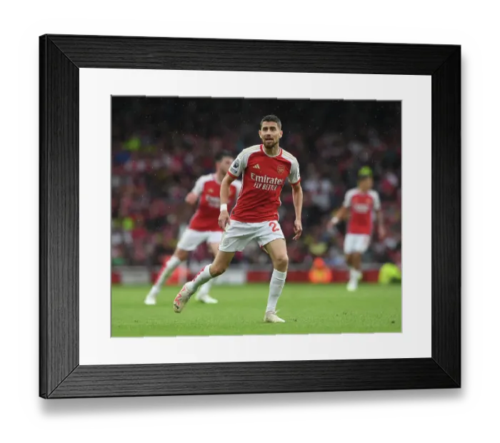 Framed Print : Jorginho Shines: Arsenal Dominates Fulham in 2023-24 Premier League Opener Framed Print : Jorginho Shines: Arsenal Dominates Fulham in 2023-24 Premier League Opener