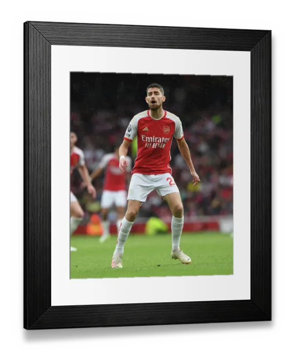 Framed Print : Arsenal's Jorginho Shines in Arsenal FC vs. Fulham FC Premier League Clash (2023-24) Framed Print : Arsenal's Jorginho Shines in Arsenal FC vs. Fulham FC Premier League Clash (2023-24)
