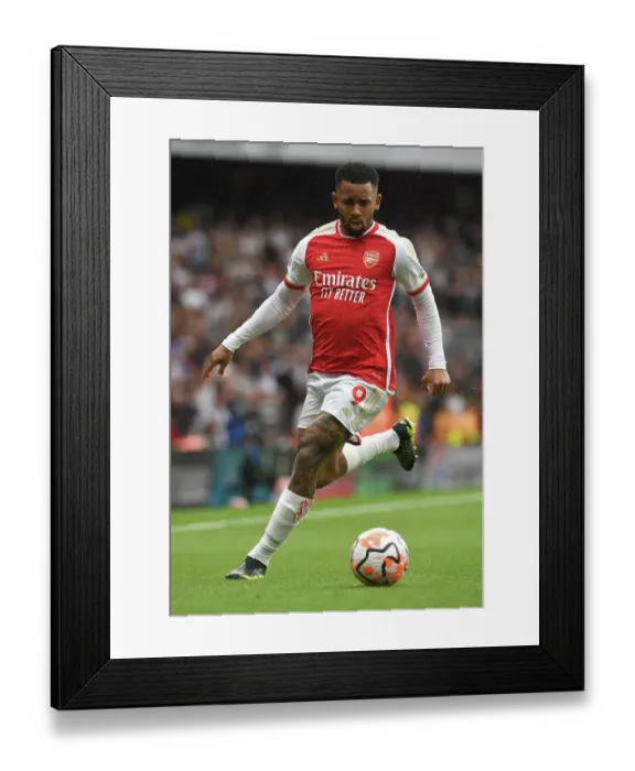 Framed Print : Arsenal's Gabriel Jesus Shines in Premier League Clash Against Fulham (2023-24) Framed Print : Arsenal's Gabriel Jesus Shines in Premier League Clash Against Fulham (2023-24)