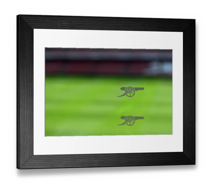 Framed Print : Arsenal's Roaring Cannon: Arsenal FC vs Manchester United, Premier League 2023-24