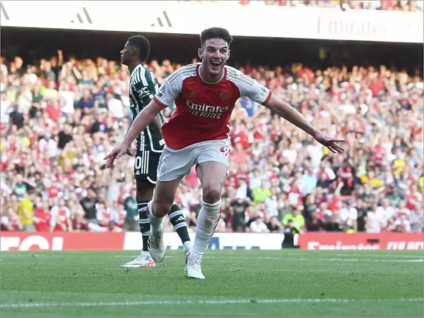 Declan Rice's Decisive Goal: Arsenal's Thrilling Victory over Manchester United in the 2023-24 Premier League