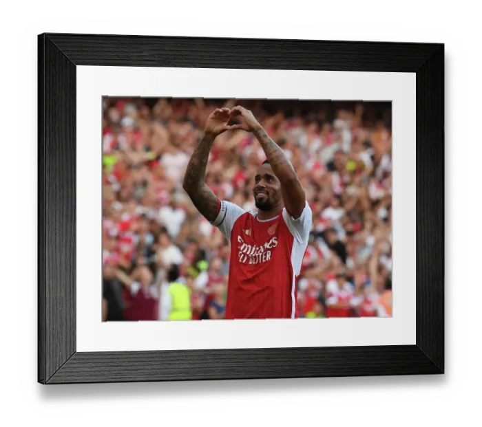 Framed Print : Gabriel Jesus Hat-Trick: Arsenal's Triumph Over Manchester United in the 2023-24 Premier League Framed Print : Gabriel Jesus Hat-Trick: Arsenal's Triumph Over Manchester United in the 2023-24 Premier League