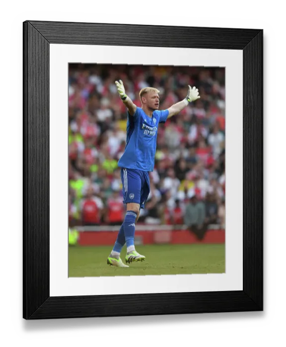 Framed Print : Arsenal's Aaron Ramsdale Shines in Debut: Thrilling 2023-24 Premier League Showdown vs Manchester United at Emirates Stadium Framed Print : Arsenal's Aaron Ramsdale Shines in Debut: Thrilling 2023-24 Premier League Showdown vs Manchester United at Emirates Stadium
