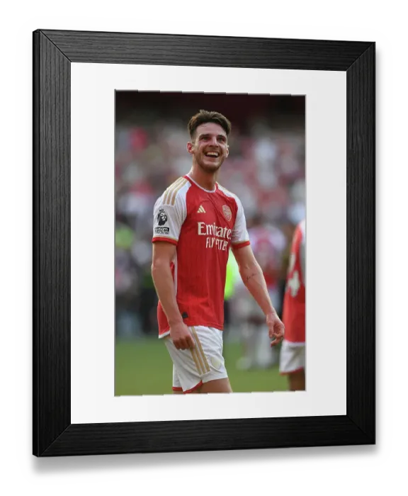Framed Print : Arsenal's Glory: Declan Rice's Leadership Secures 2023-24 Premier League Victory over Manchester United at Emirates Stadium Framed Print : Arsenal's Glory: Declan Rice's Leadership Secures 2023-24 Premier League Victory over Manchester United at Emirates Stadium