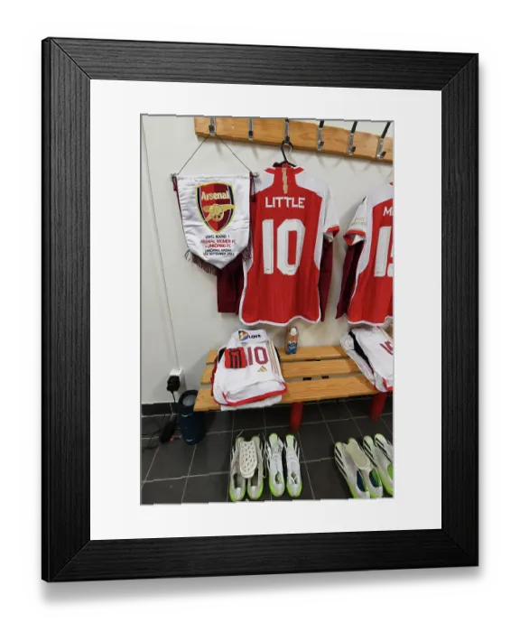 Framed Print : Arsenal Women's Kim Little Prepares for UEFA Champions League Clash against Linkopings FC (September 2023)