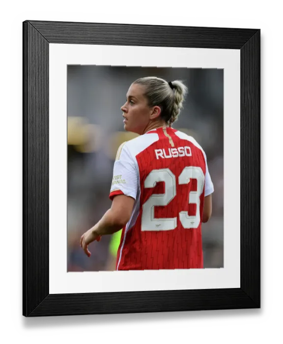 Framed Print : Arsenal Women Battle Linkopings FC in UEFA Champions League Clash