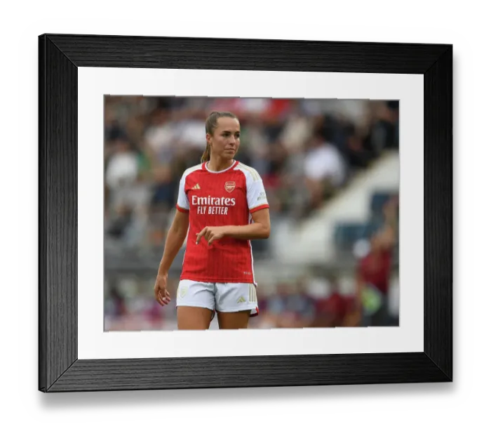 Framed Print : Arsenal Women Battle Linkopings FC in UEFA Champions League Clash, September 2023