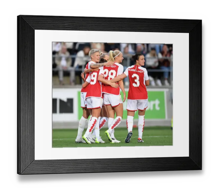 Framed Print : Arsenal Women's UEFA Champions League Victory: Lina Hurtig Scores Historic Second Goal against Linkopings FC Framed Print : Arsenal Women's UEFA Champions League Victory: Lina Hurtig Scores Historic Second Goal against Linkopings FC