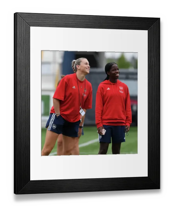 Framed Print : Arsenal Women Prepare for UEFA Champions League Battle Against Linkopings FC in Sweden Framed Print : Arsenal Women Prepare for UEFA Champions League Battle Against Linkopings FC in Sweden