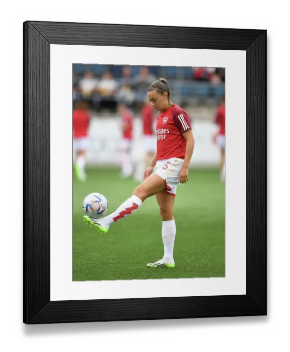 Framed Print : Arsenal Women Gear Up for UEFA Champions League Clash against Linkoping FC in Sweden