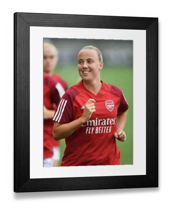 Framed Print : Arsenal Women's Squad Prepares for UEFA Champions League Clash against Linkopings FC in Sweden