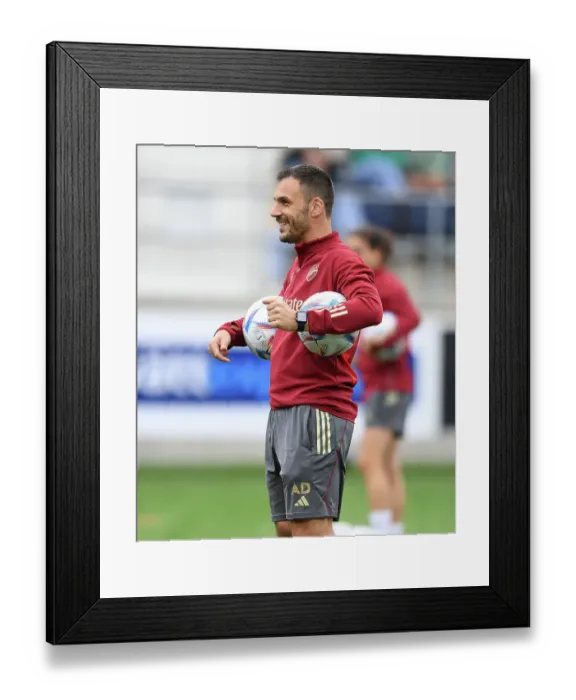Framed Print : Arsenal Women Kick Off UEFA Champions League Campaign Against Linkopings FC in Sweden (2023-24)