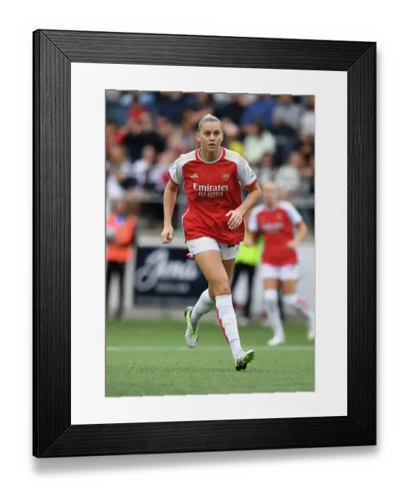 Framed Print : Arsenal Women Battle Linkopings FC in UEFA Champions League Group 3 Showdown (September 2023)