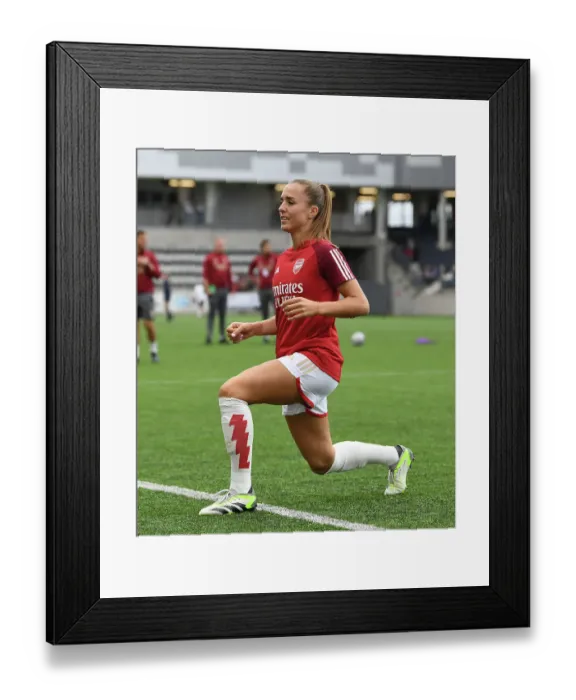 Framed Print : Arsenal Women's Squad Prepares for UEFA Champions League Clash against Linkoping FC in Sweden, September 2023