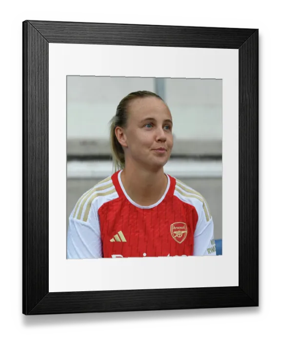 Framed Print : Arsenal Women Begin UEFA Champions League Journey Against Linkopings FC in Sweden (2023-24)