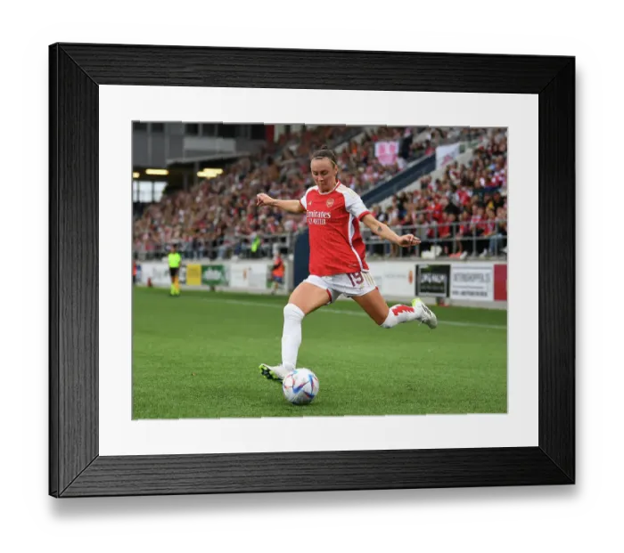 Framed Print : Arsenal Women Battle Linkopings FC in UEFA Champions League Showdown, September 2023