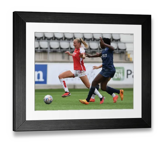Framed Print : Arsenal Women vs Paris FC: UEFA Champions League Clash in Sweden (2023-24) Framed Print : Arsenal Women vs Paris FC: UEFA Champions League Clash in Sweden (2023-24)