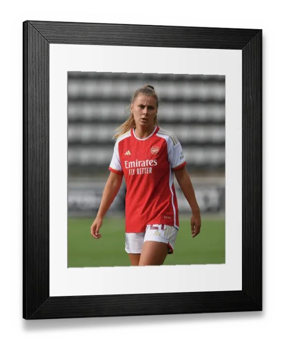 Framed Print : Arsenal Women vs Paris FC: UEFA Champions League Showdown in Linkoping, 2023 Framed Print : Arsenal Women vs Paris FC: UEFA Champions League Showdown in Linkoping, 2023