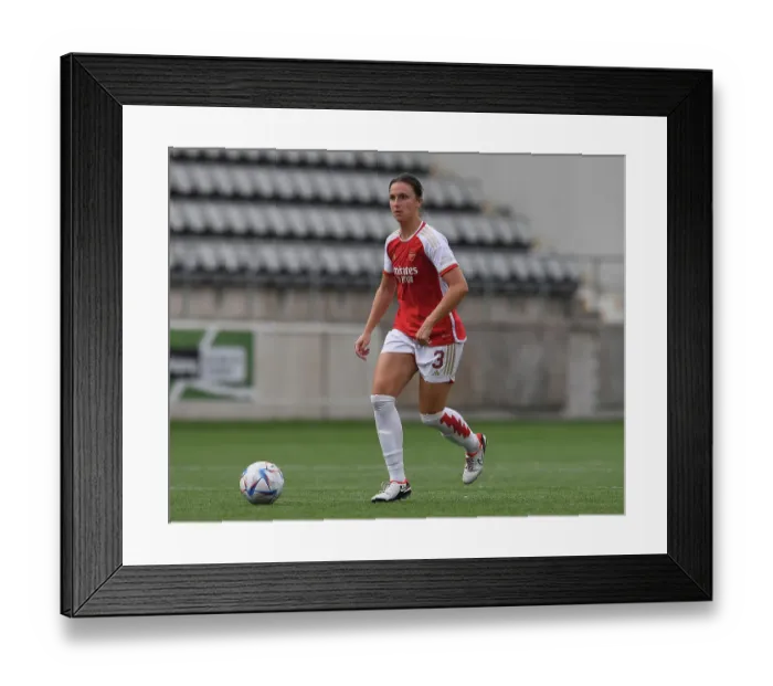 Framed Print : Arsenal Women vs Paris FC: Battle in Sweden - UEFA Champions League Showdown, September 2023