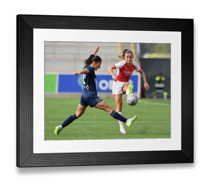 Framed Print : Arsenal's Katie McCabe Faces Intense Pressure in UEFA Champions League Showdown Against Paris FC in Sweden Framed Print : Arsenal's Katie McCabe Faces Intense Pressure in UEFA Champions League Showdown Against Paris FC in Sweden
