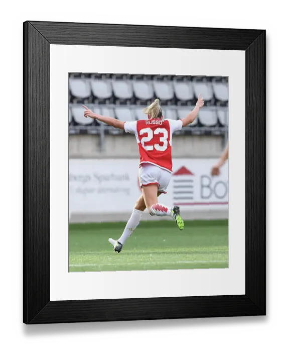 Framed Print : Arsenal Women Triumph Over Paris FC in UEFA Champions League: Alessia Russo Scores the Decisive Goal in Sweden Framed Print : Arsenal Women Triumph Over Paris FC in UEFA Champions League: Alessia Russo Scores the Decisive Goal in Sweden