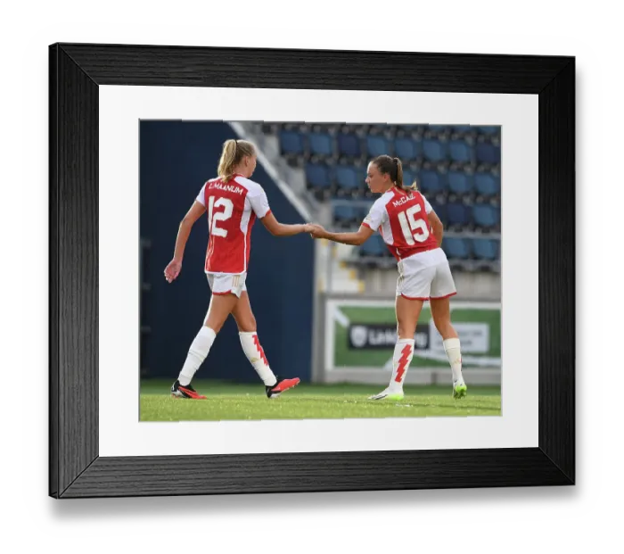 Framed Print : Heartbreaking Penalty Shootout: Arsenal Women's UEFA Champions League Defeat to Paris FC