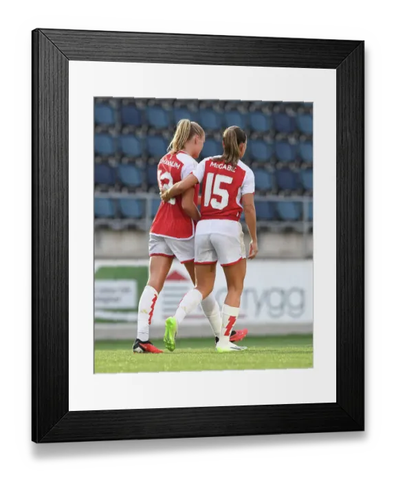 Framed Print : Heartbreaking Penalty Shootout: Arsenal Women's UEFA Champions League Defeat to Paris FC