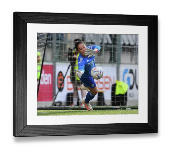 Framed Print : Arsenal Women Defy Paris FC in Champions League Shootout: Manuela Zinsberger Saves Penalty Framed Print : Arsenal Women Defy Paris FC in Champions League Shootout: Manuela Zinsberger Saves Penalty