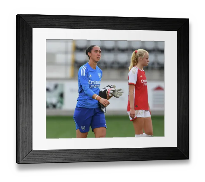 Framed Print : Heartbreaking Penalty Shootout: Arsenal Women's UEFA Champions League Defeat to Paris FC