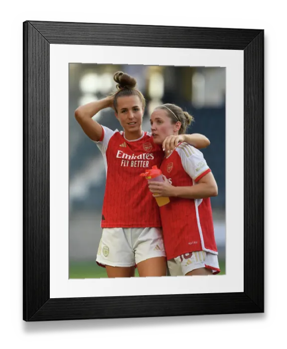 Framed Print : Arsenal Women's Heartbreaking Penalty Defeat against Paris FC in UEFA Champions League Framed Print : Arsenal Women's Heartbreaking Penalty Defeat against Paris FC in UEFA Champions League