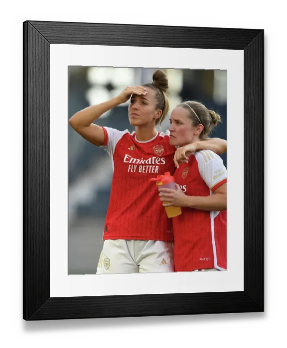 Framed Print : Heartbreaking Penalty Defeat: Arsenal Women's UEFA Champions League Exit at Paris FC (2023-24) Framed Print : Heartbreaking Penalty Defeat: Arsenal Women's UEFA Champions League Exit at Paris FC (2023-24)