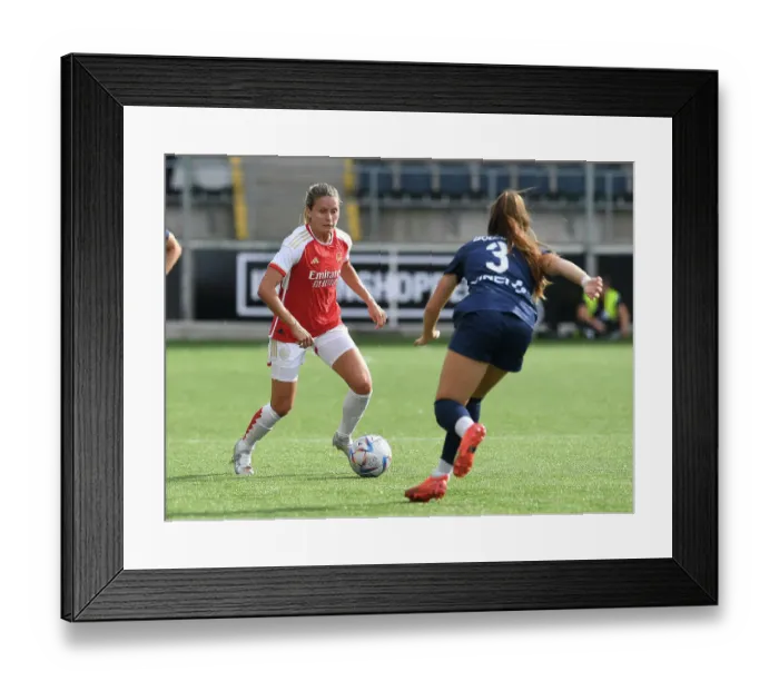 Framed Print : Arsenal Women vs Paris FC: UEFA Champions League Clash in Sweden (2023-24) Framed Print : Arsenal Women vs Paris FC: UEFA Champions League Clash in Sweden (2023-24)