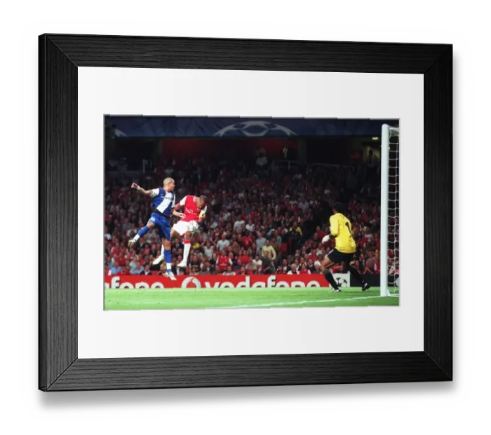 Framed Print : Thierry Henry Scores First Arsenal Goal Against Porto, 2006: A Champions League Moment Framed Print : Thierry Henry Scores First Arsenal Goal Against Porto, 2006: A Champions League Moment