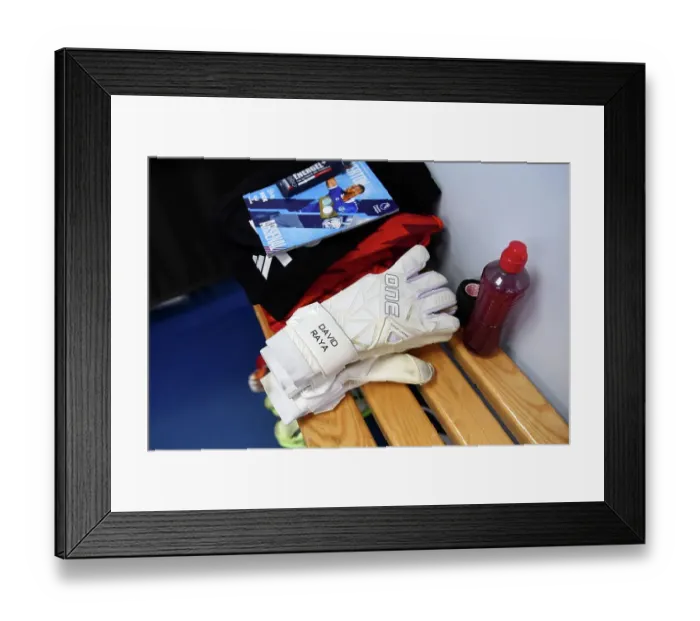 Framed Print : Arsenal's Readiness: A Peek into the Dressing Room Before Everton Clash (2023-24) Framed Print : Arsenal's Readiness: A Peek into the Dressing Room Before Everton Clash (2023-24)
