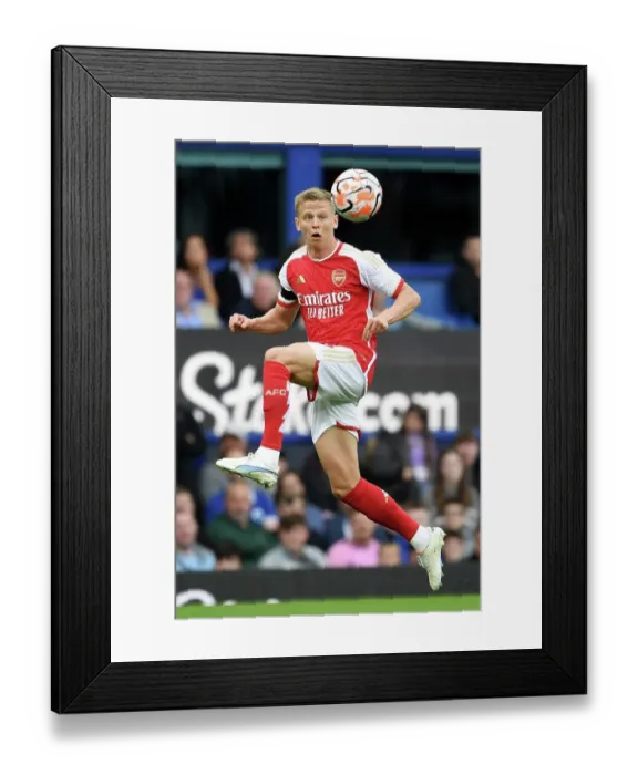 Framed Print : Zinchenko in Charge: Everton vs Arsenal, 2023-24 Premier League Framed Print : Zinchenko in Charge: Everton vs Arsenal, 2023-24 Premier League