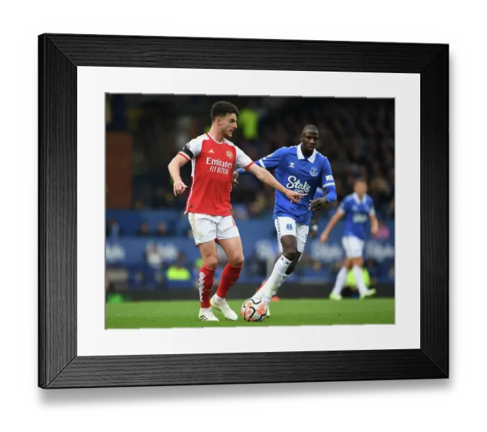 Framed Print : Clash at Goodison Park: Rice vs. Doucoure - Everton vs. Arsenal, Premier League 2023-24 Framed Print : Clash at Goodison Park: Rice vs. Doucoure - Everton vs. Arsenal, Premier League 2023-24