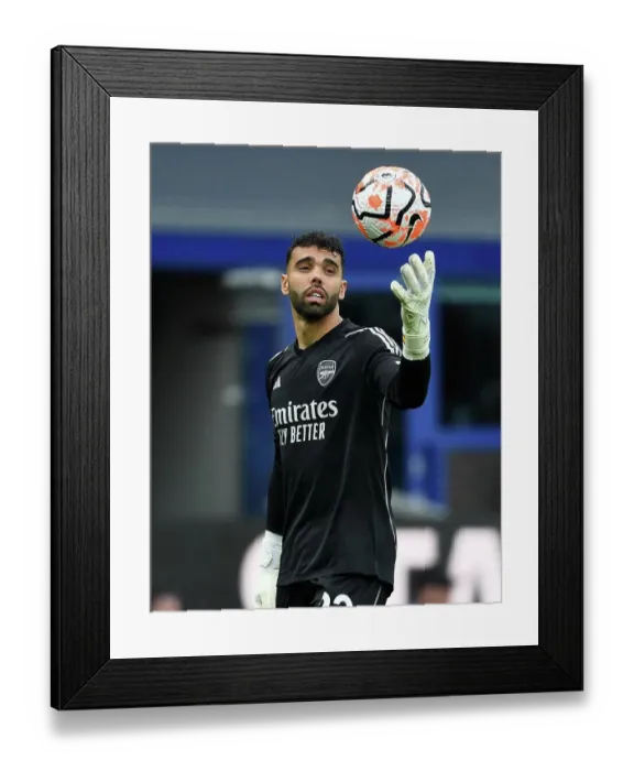 Framed Print : Arsenal's David Raya Amidst the Intensity: Everton vs Arsenal Premier League Clash (2023-24) Framed Print : Arsenal's David Raya Amidst the Intensity: Everton vs Arsenal Premier League Clash (2023-24)