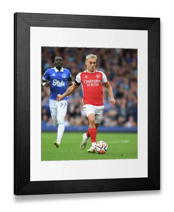 Framed Print : Arsenal's Trossard Shines in Everton Clash: Premier League 2023-24