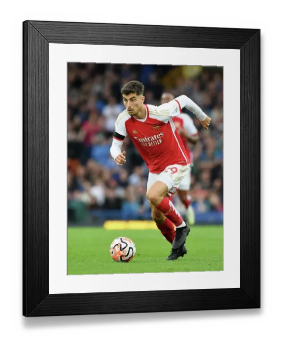 Framed Print : Havertz Shines: Arsenal's Victory Over Everton in the Premier League 2023-24