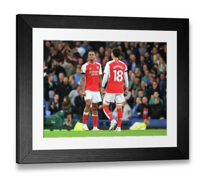 Framed Print : Arsenal Celebrate Victory Over Everton in 2023-24 Premier League Framed Print : Arsenal Celebrate Victory Over Everton in 2023-24 Premier League